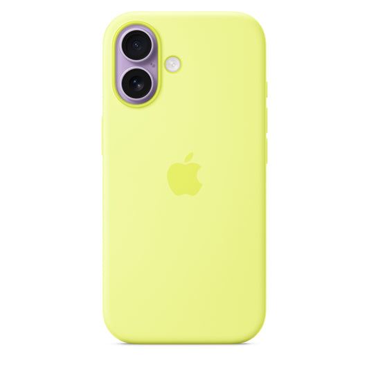 iPhone 17 Silikon Case mit MagSafe – Neongelb