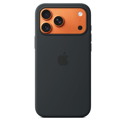 iPhone 17 Pro Max Silikon Case mit MagSafe – Schwarz
