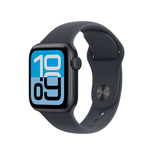 Apple Watch SE 3 GPS + Cellular 40 mm Mitternacht Aluminiumgehäuse mit Mitternachts Sportarmband – S/M