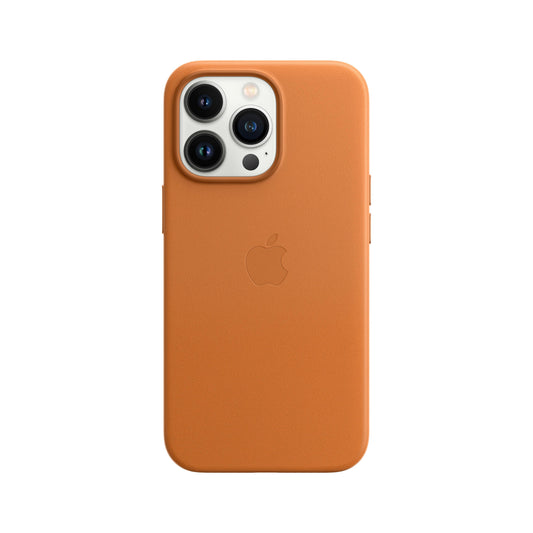 iPhone 13 Pro Leder Case mit MagSafe – Golden Brown
