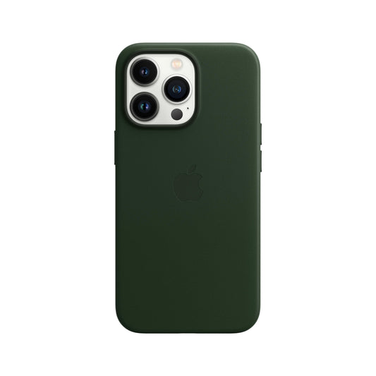 iPhone 13 Pro Leder Case mit MagSafe – Sequoiegrün
