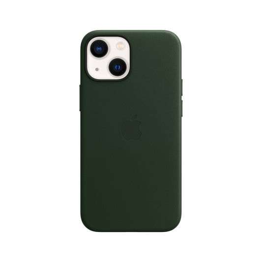 iPhone 13 mini Leder Case mit MagSafe - Sequoiegrün