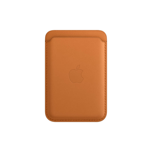 iPhone Leder Wallet mit MagSafe - Goldbraun