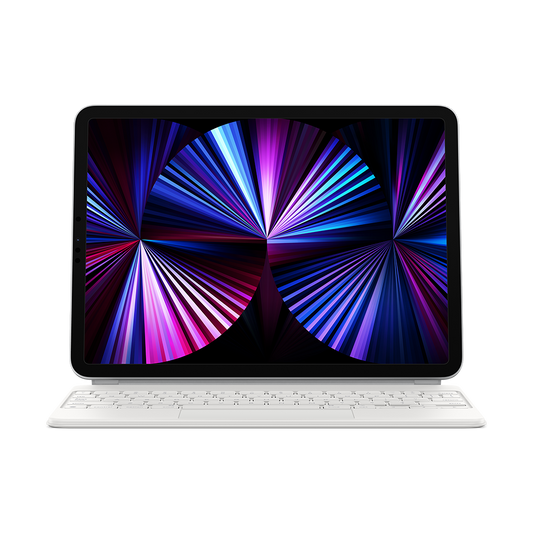 Apple Magic Keyboard für iPad Pro 11″ (4. Generation) und iPad Air (5. Generation) – US Englisch – Weiß
