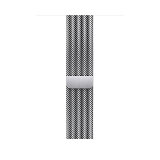 45mm Milanaise-Armband, Silber