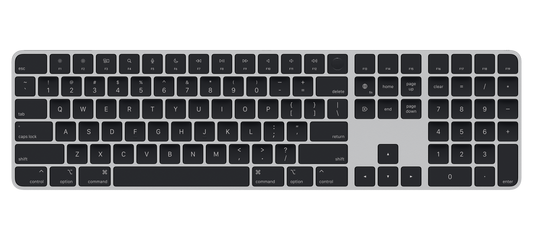 Magic Keyboard mit Touch ID und Ziffernblock für Mac Modelle mit Apple Chips – US Englisch – Schwarze Tasten