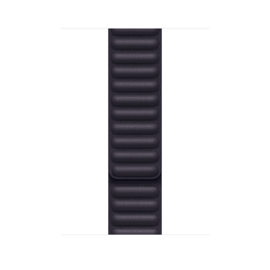 45mm Tintenfarbenes Leder Link Armband - M/L