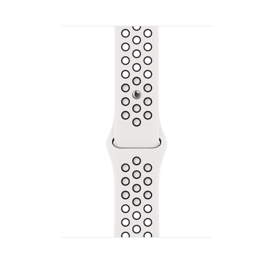 45mm Sportarmband von Nike in Summit White/Schwarz