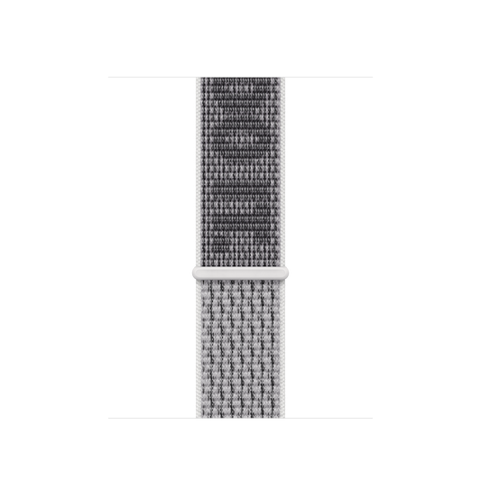 41 mm Nike Sport Loop in Summit White/Schwarz