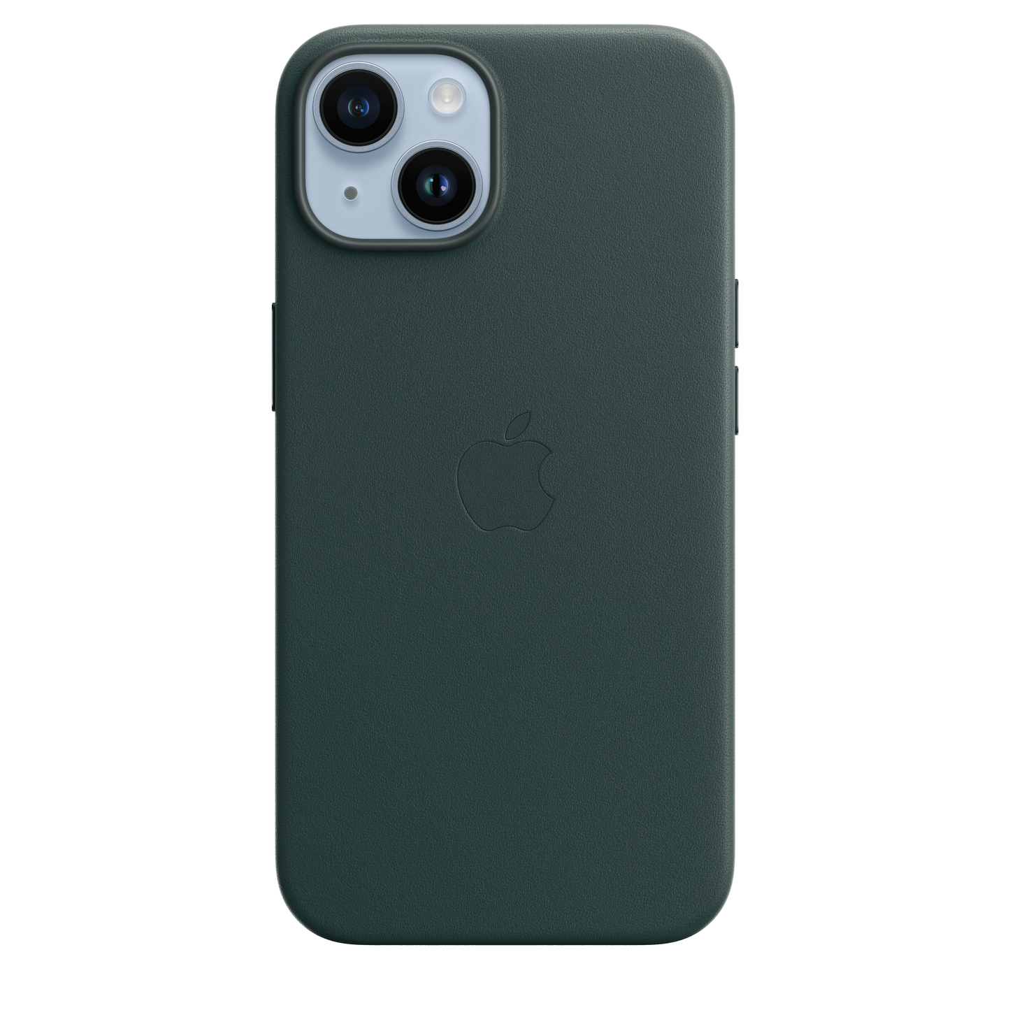 iPhone 14 Leder Case mit MagSafe – Tannengrün