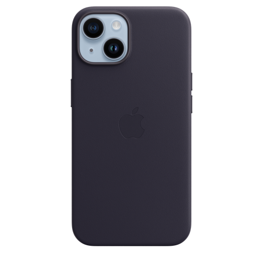 iPhone 14 Leder Case mit MagSafe – Tinte