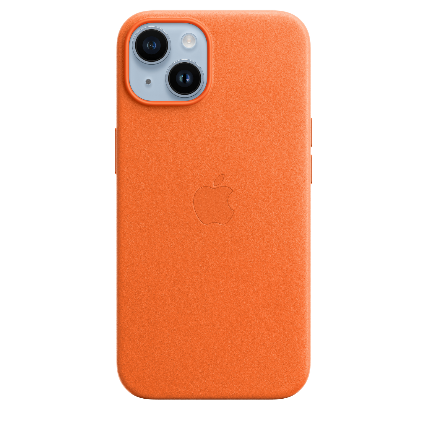 iPhone 14 Leder Case mit MagSafe - Orange