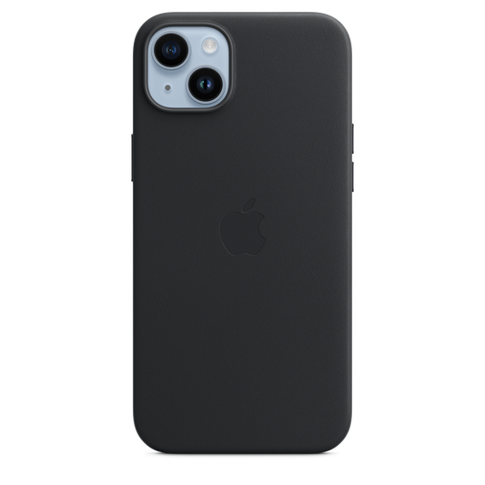 iPhone 14 Plus Leder Case mit MagSafe – Mitternacht