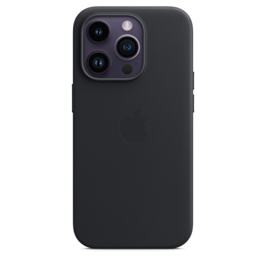 iPhone 14 Pro Leder Case mit MagSafe – Mitternacht