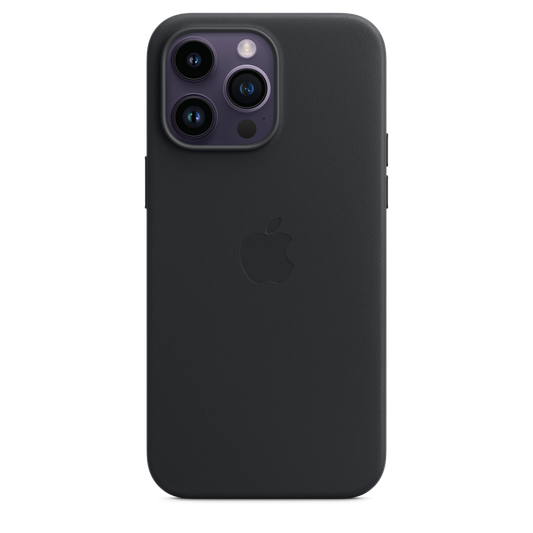 iPhone 14 Pro Max Leder Case mit MagSafe – Mitternacht