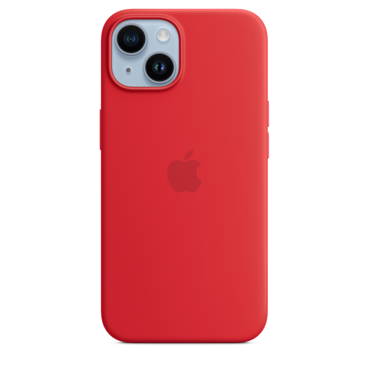 iPhone¬†14 Silikon Case mit MagSafe - (PRODUCT)RED