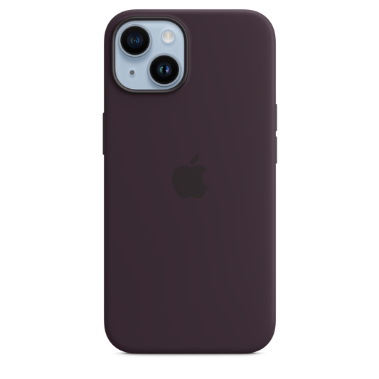 iPhone 14 Silikon Case mit MagSafe – Holunder