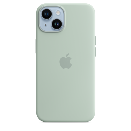 iPhone 14 Silikon Case mit MagSafe – Sukkulente