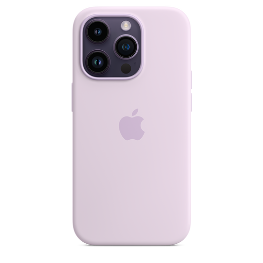 iPhone 14 Pro Silikon Case mit MagSafe – Flieder