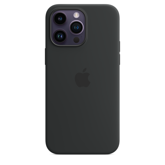 iPhone 14 Pro Max Silikon Case mit MagSafe - Mitternacht