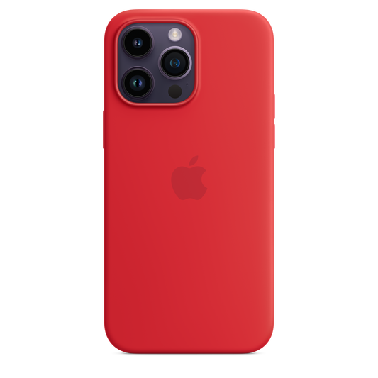 iPhone 14 Pro Max Silikon Case mit MagSafe – (PRODUCT)RED