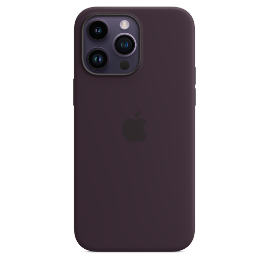 iPhone 14 Pro Max Silikon Case mit MagSafe – Holunder