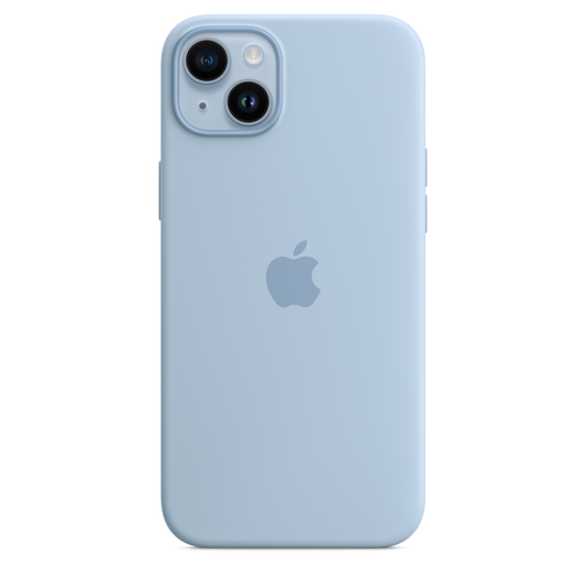 iPhone 14 Plus Silikon Case mit MagSafe – Himmel