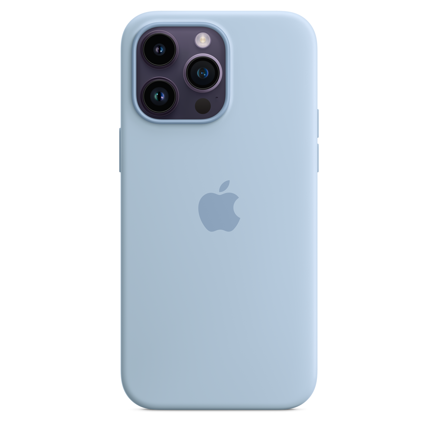iPhone 14 Pro Max Silikon Case mit MagSafe – Himmelblau