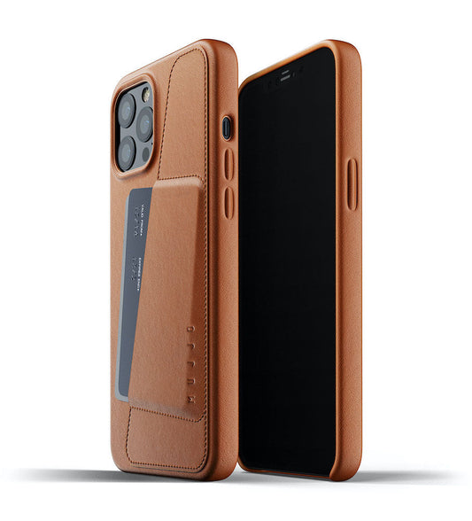 Mujjo Vollleder Wallet Case für iPhone 12 Pro Max