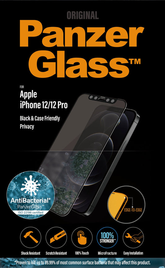 PanzerGlass für iPhone 12/12 Pro CF Privacy AB - Schwarz