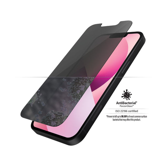 PanzerGlass iPhone 13 mini Antibakterieller Displayschutz – Blickschutz