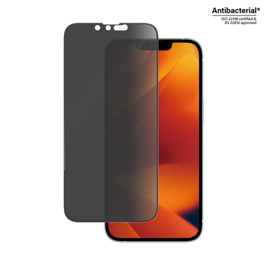 PanzerGlass™ Ultra-Wide Fit Displayschutzfolie mit Blickschutzfilter für iPhone 14, iPhone 13/13 Pro