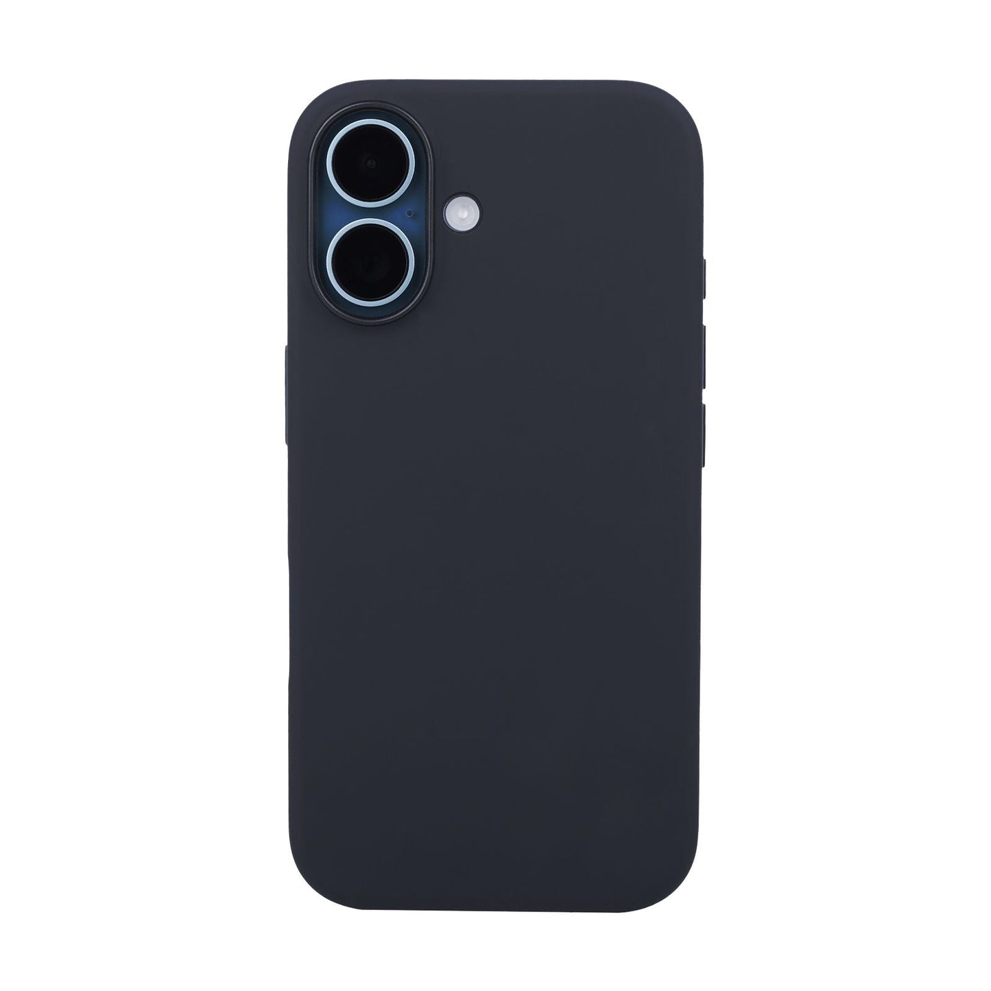 Tekne Silikonhülle für iPhone 16 | Griffige Soft-Touch-Oberfläche | Stoßfest & Kabelloses Laden Kompatibel – Schwarz
