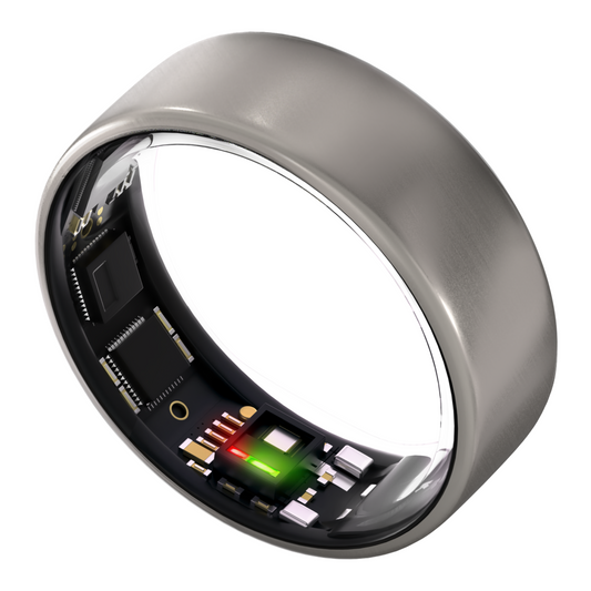 ULTRAHUMAN Ring AIR – Smart Fitness, Schlaf- & Aktivitätstracker für Herren/Damen (Aster Black) – Größen-Kit