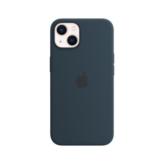 iPhone 13 Silikon Case mit MagSafe – Abyssblau