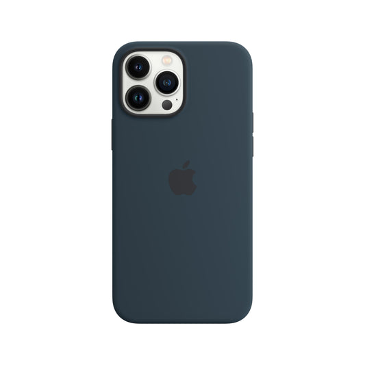 iPhone 13 Pro Max Silikon Case mit MagSafe ‚Äì Abyss Blue