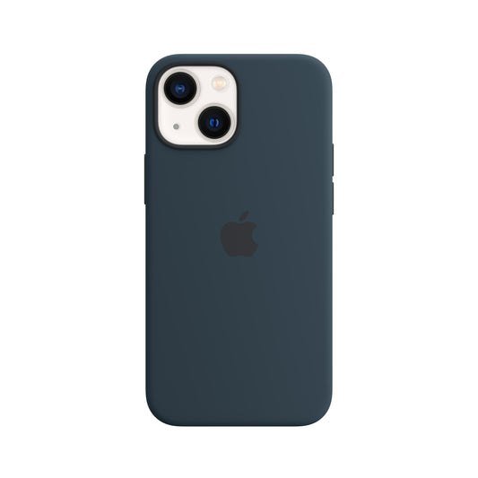 iPhone 13 mini Silikon Case mit MagSafe – Abyssblau