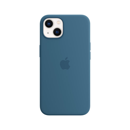 iPhone 13 Silikon Case mit MagSafe – Blue Jay
