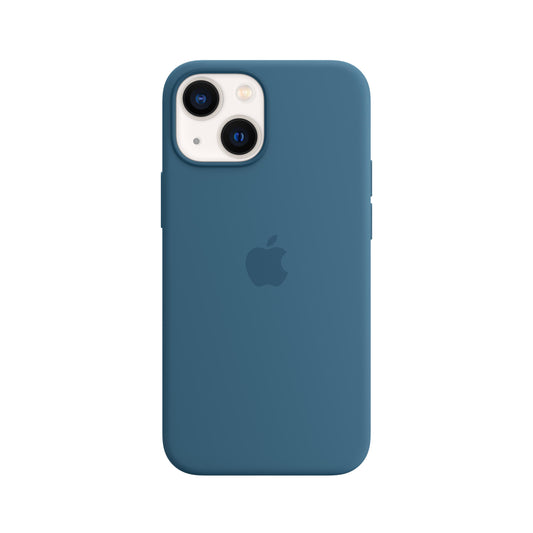 iPhone 13 mini Silikon Case mit MagSafe – Blue Jay
