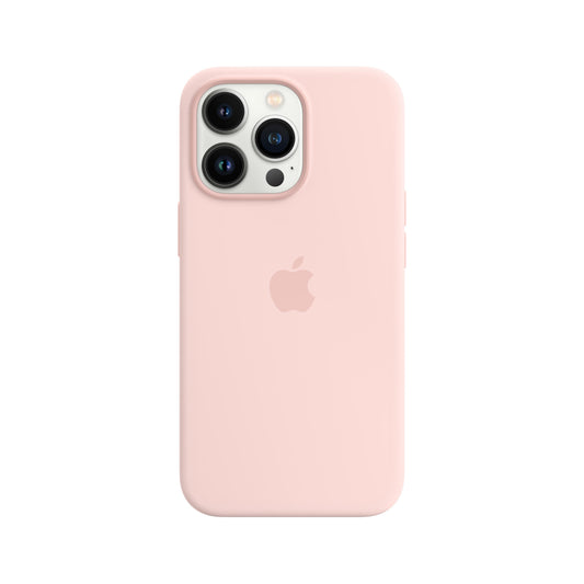 iPhone 13 Pro Silikon Case mit MagSafe – Kreide-Rosa