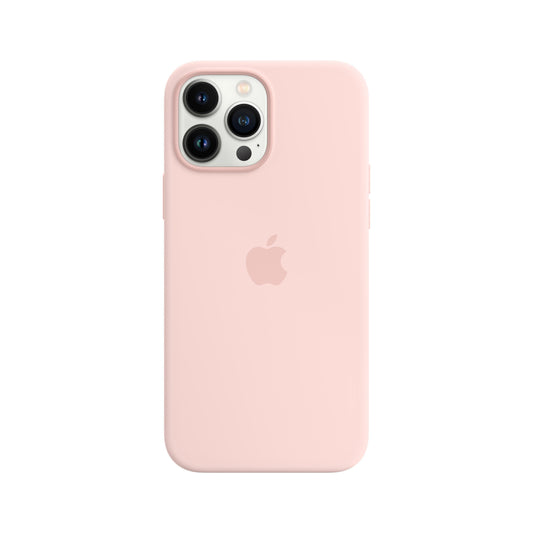 iPhone 13 Pro Max Silikon Case mit MagSafe – Kreide-Rosa