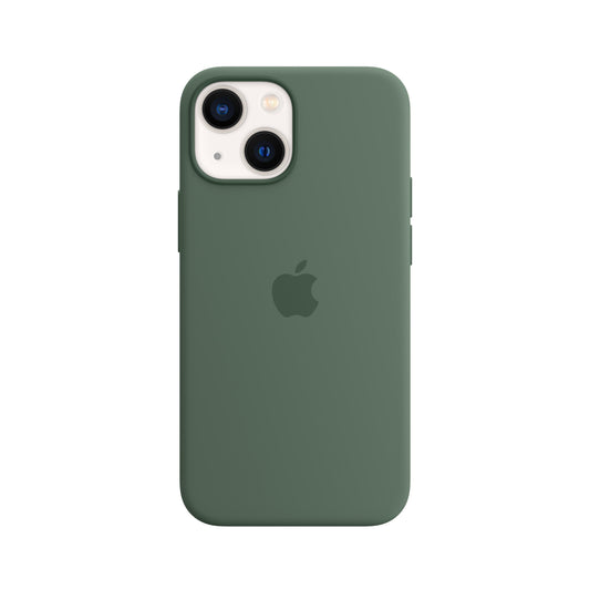 iPhone 13 mini Silikon Case mit MagSafe – Eukalyptus