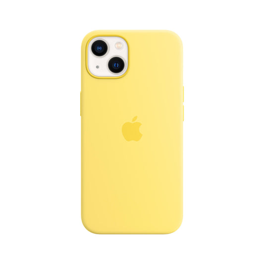 iPhone 13 Silikon Case mit MagSafe - Lemon Zest