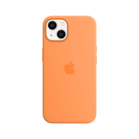 iPhone 13 Silikon Case mit MagSafe – Marigold