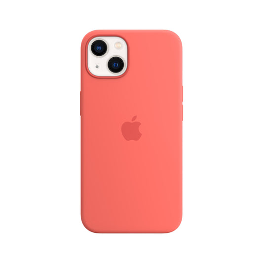 iPhone 13 Silikon Case mit MagSafe – Pink Pomelo