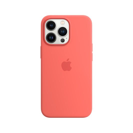 iPhone 13 Pro Silikon Case mit MagSafe – Pink Pomelo