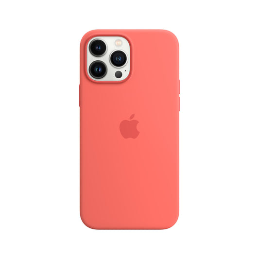 iPhone 13 Pro Max Silikon Case mit MagSafe – Pink Pomelo