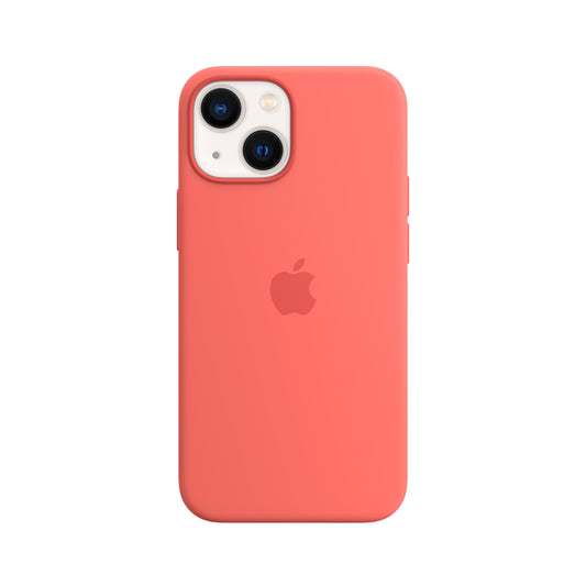 iPhone 13 mini Silikon Case mit MagSafe - Pink Pomelo