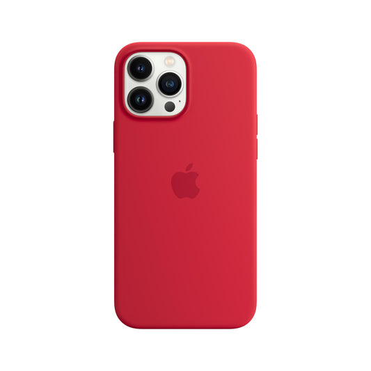 iPhone 13 Pro Max Silikon Case mit MagSafe – (PRODUCT)RED