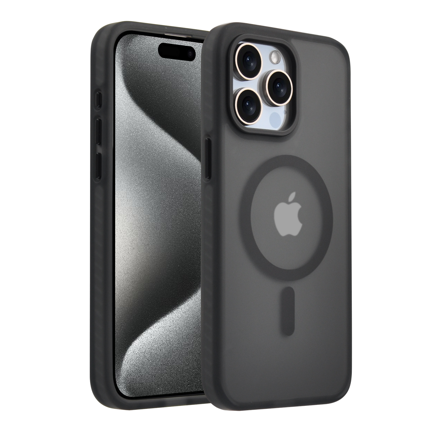 Pulse TPU TPE PC stoßfeste Hülle für iPhone 15 Pro Max-Hellblau